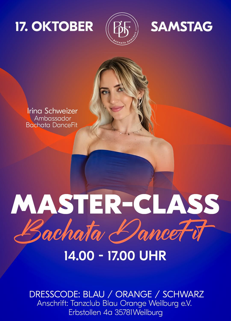 2026-10-17 - (BOW) Workshop - BACHATA DANCE-FIT MASTER-CLASS mit IRINA SCHWEIZER